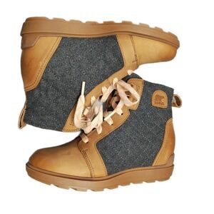 Sorel Evie II NW Lace Plus Ankle Boots Womens US 8.5 Multi Waterproof NL5213-242